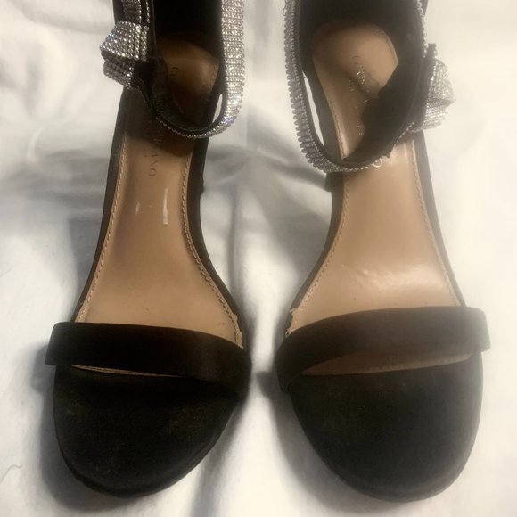 Christian Siriano Shoes - Christian Siriano Black Stiletto Sandal Special Occasion Shoes Size 8 1/2